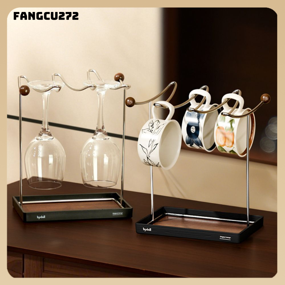 FANGCU272 Đa chức năng Giá để cốc cà phê Tiết kiệm không gian Khay thoát nước Giá Để Bồn Rửa Nhà Bếp Bền Ổn định Giá treo khăn