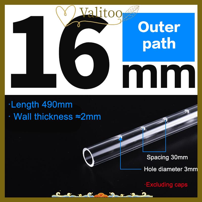 [Valitoo] Bể cá lọc mưa phun Bar dòng chảy ra ống trong suốt Acrylic mưa vòi hoa sen Outlet Ống kit bể cá Bộ lọc bên ngoài accessries - 3