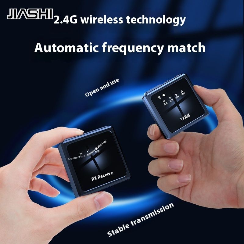 JIASHI Wireless Microphone with Superior Sound, 20Hz-20KHz Frequency Response, and Long-Lasting Battery ราคา 269 บาท*ส่งฟรี