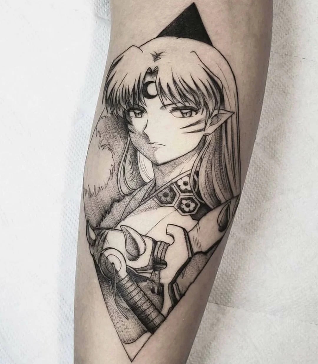 [SMDWN] Anime Jujutsu Kaisen Saint Seiya Cartoon Temporary Tattoos Inuyasha Art Decal Sleeve Fake Tattoo Sticker for Woman Men