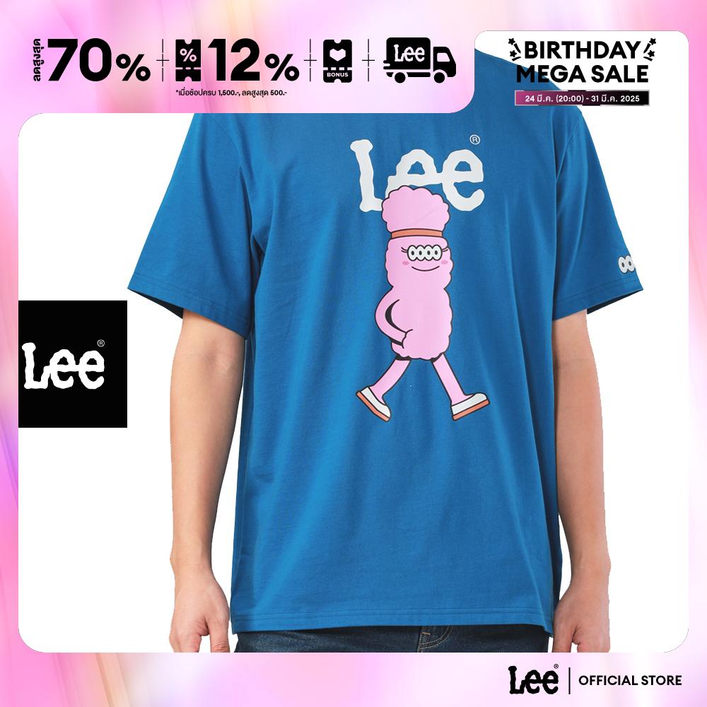 LEE เสื้อยืดแขนสั้นผู้ชาย คอลเลคชั่น Lee x MillionsMonster Comfort รุ่น LE F324MTSSN86 ราคา 645 บาท*ส่งฟรี
