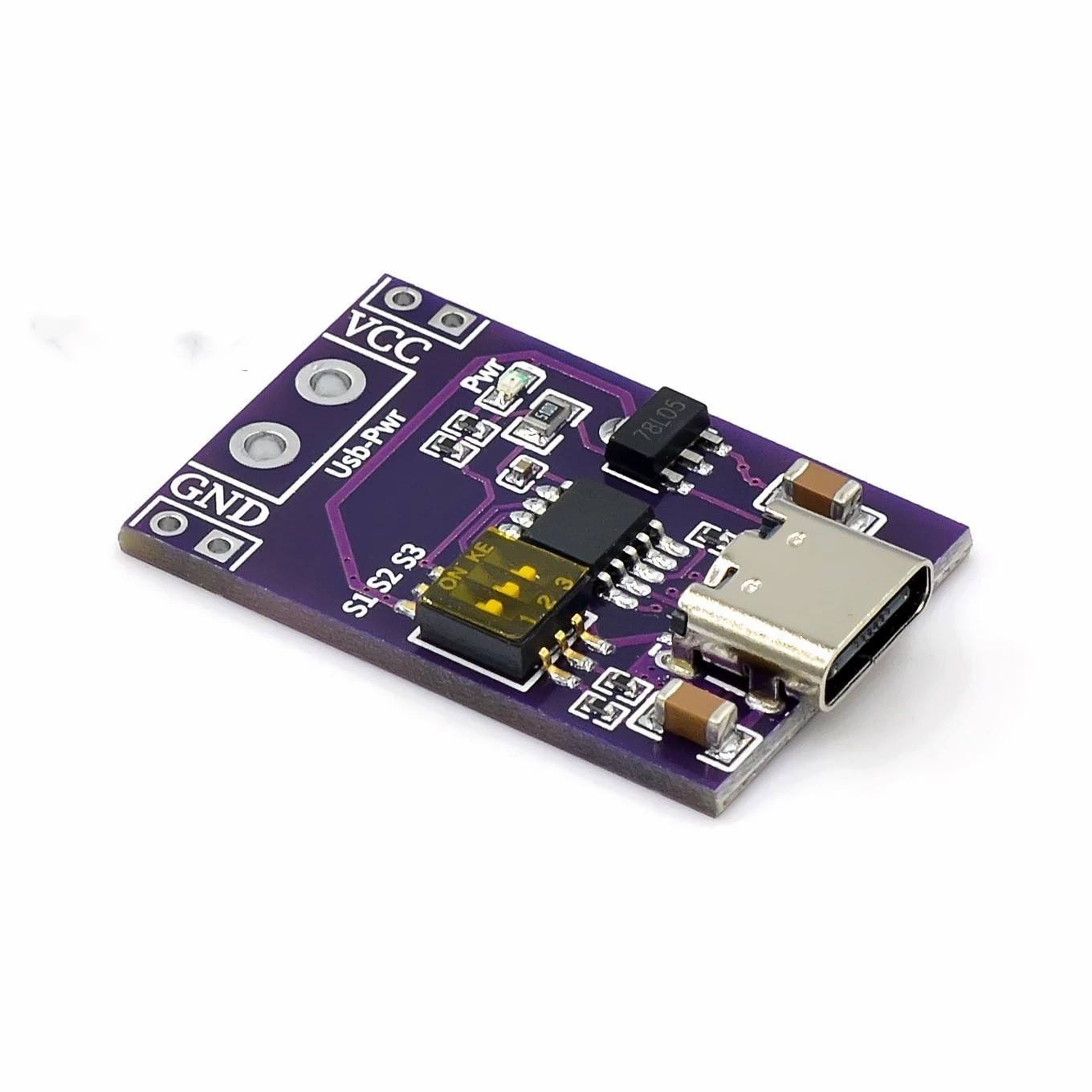 Type-C QC AFC PD2.0 PD3.0 to DC Fast Charge Trigger Polling Detector USB-PD Notebook Power Supply Change Board Module