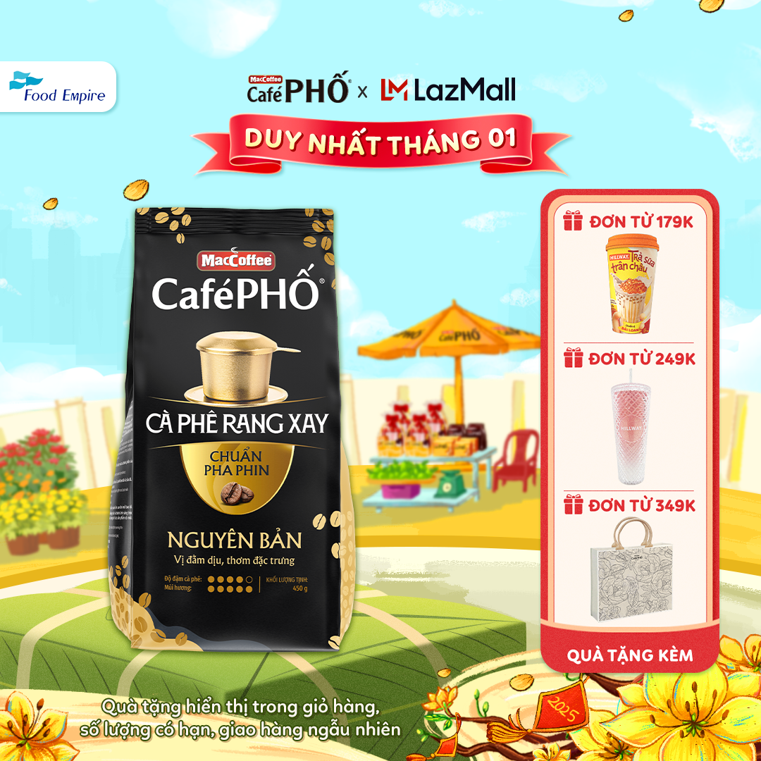 Túi cà phê Phố Rang Xay - MacCoffee 450gr