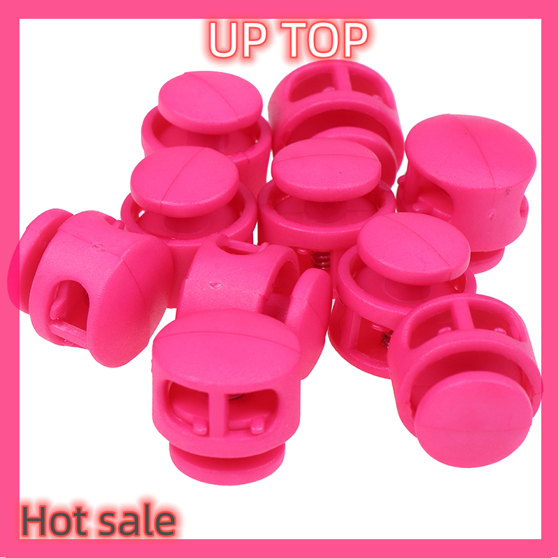 Up Top Hot Sale 10Pcs Cord Lock Stopper Buckles Clamp Toggle Clip DIY