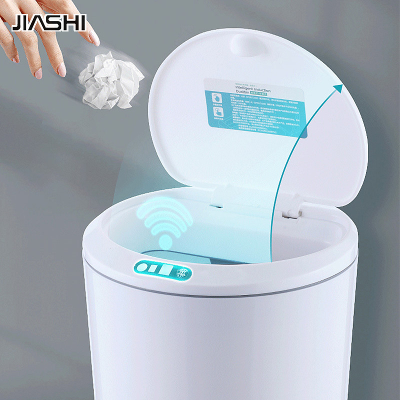 JIASHI Smart induction electric desktop car trash can storage box table dormitory office tissue box snack box ราคา 256 บาท*ส่งฟรี