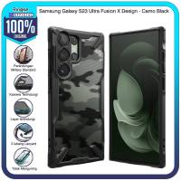 Ringke Galaxy S23 Ultra Fusion X Camo Black Softcase Anti Shock Armor