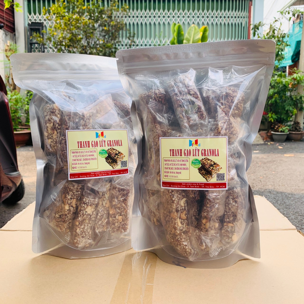 [ 500/Gram ] Thanh Gạo lứt mix hạt dinh dưỡng chà bông siêu hạt - thanh Cơm Gạo Lứt Chà bông