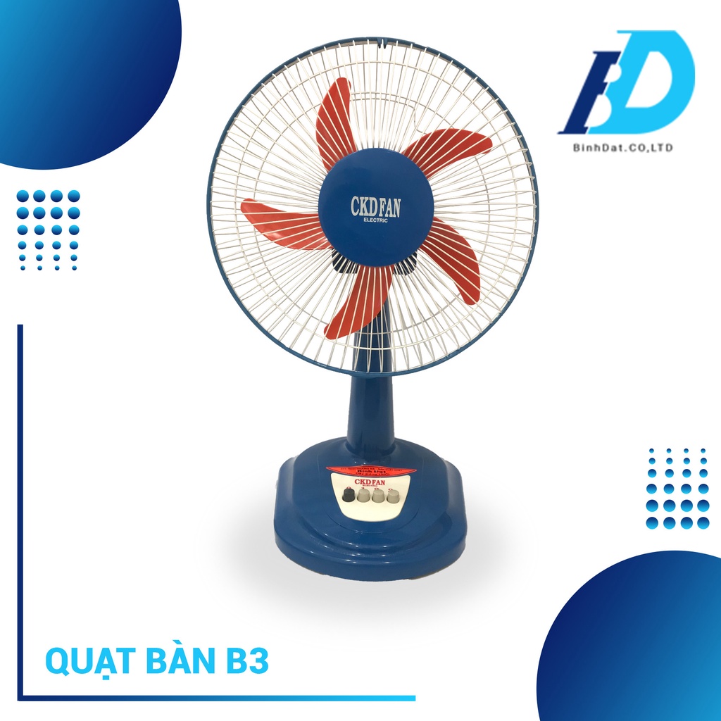 Quạt Bàn B300 - Fanti - Động Cơ Moter Dây Đồng - Cánh 30CM