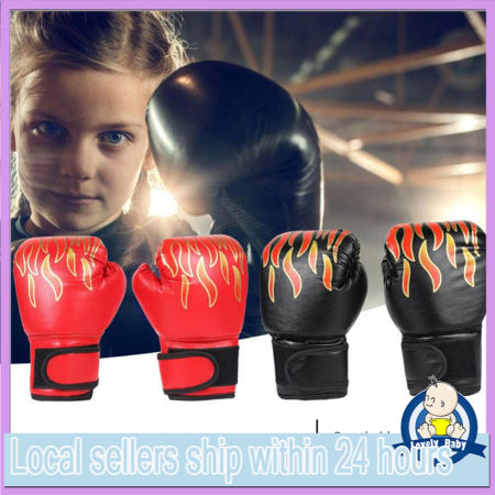Kids Boxing Gloves - PU Leather MMA Taekwondo Sparring Glove