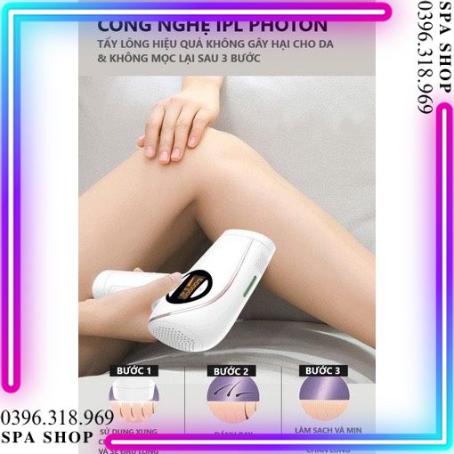 Máy Triệt Lông Mini Cầm Tay Chất Lượng Cao -spashop