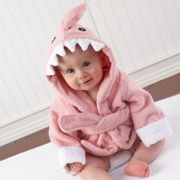 Kích thước M 2-3 năm trẻ em Cá mập trùm đầu động vật moing trẻ sơ sinh & Toddler của áo choàng tắm/Khăn hoạt hình cho bé/nhân vật trẻ em áo choàng tắm