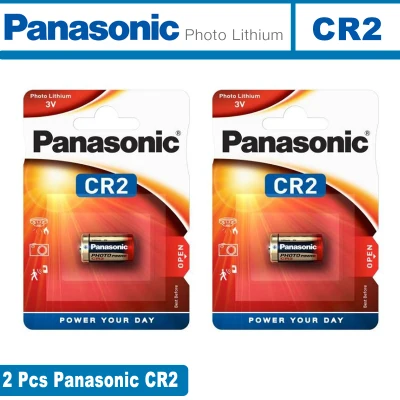 Panasonic CR2 Lithum Batteries Photo Lithium 3V Battery - 2 Piece Pack