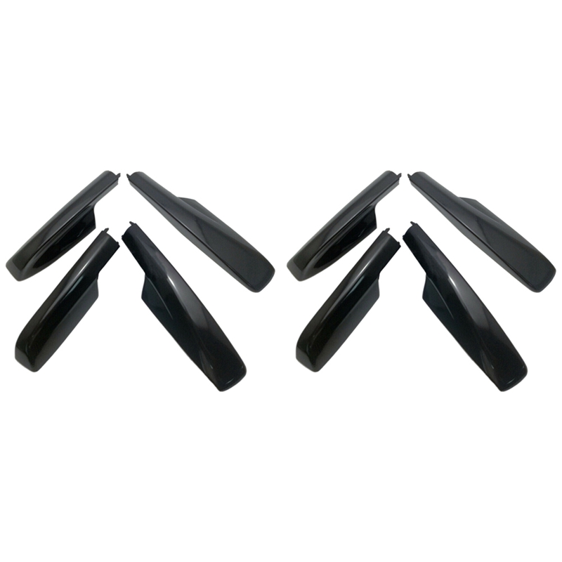 8Pcs Black Roof Rack Cover Rail End Shell for XU20 2001-2007
