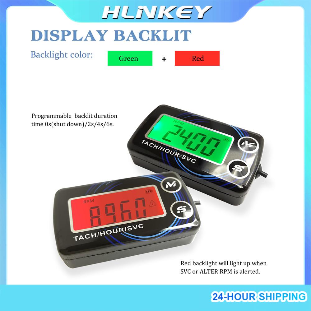 Motorcycle Digital Engine Tachometer Hour Meter LCD Screen for Motorcycle Car Boat ATV ราคา 536 บาท*ส่งฟรี