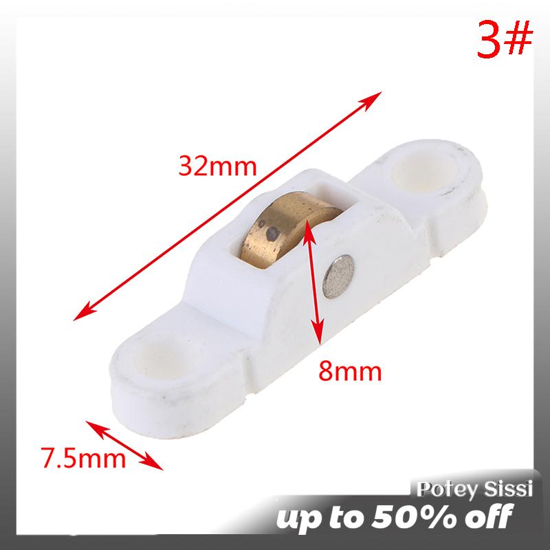 Potey 1 cái ròng rọc cửa sổ bằng thép không gỉ Con lăn cửa trượt con lăn bánh xe ròng rọc