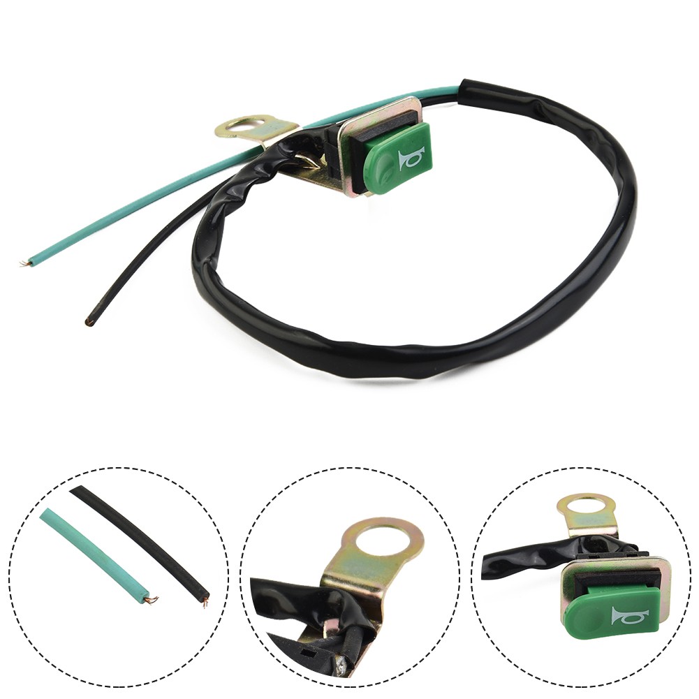 Carservicestore Xe đạp điện tay lái tái trang bị Còi công tắc còi cho các mô hình xe máy khác nhau