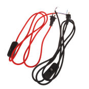 220V Fabric Covered Power Cord 1.8M for Table Lamp