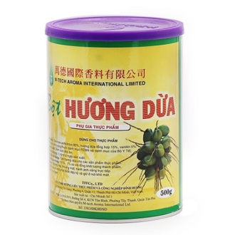 Bột hương dừa dùng để nấu chè dừa dầm, làm bánh
