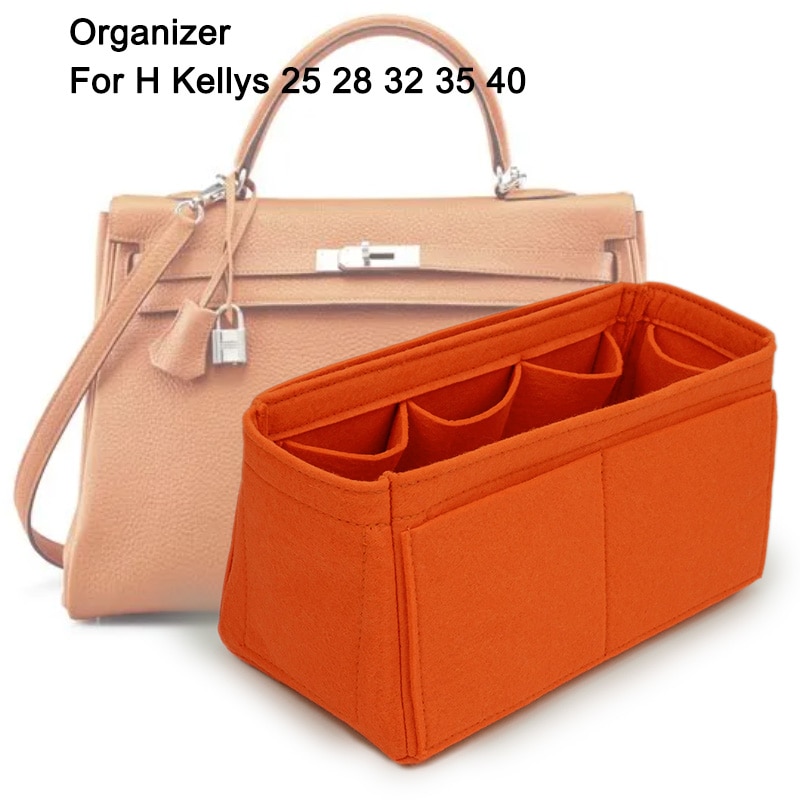  LIZHYY Purse Organizer Insert, Handbag & Tote Organizer, Bag in  Bag, Perfect for Hermes Kelly 25 28 32 Insert Organizer (kelly 32) :  Clothing, Shoes & Jewelry