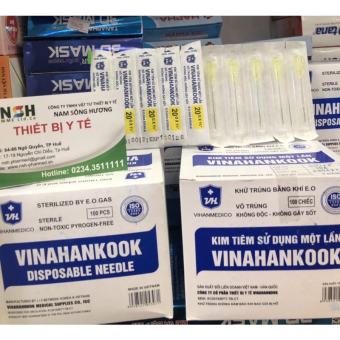 Kim tiêm sử dụng 1 lần Vinahankook ĐẦU BƠM KIM TIÊM ÉP VỈ TIỆT TRÙNG 20G của VINAHANCOOK