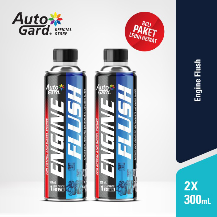 Autogard [Bundle] Car Engine Flush 300 ml X2 Car Oil Cleaner Harga 54,288 rupiah*Gratis Ongkir