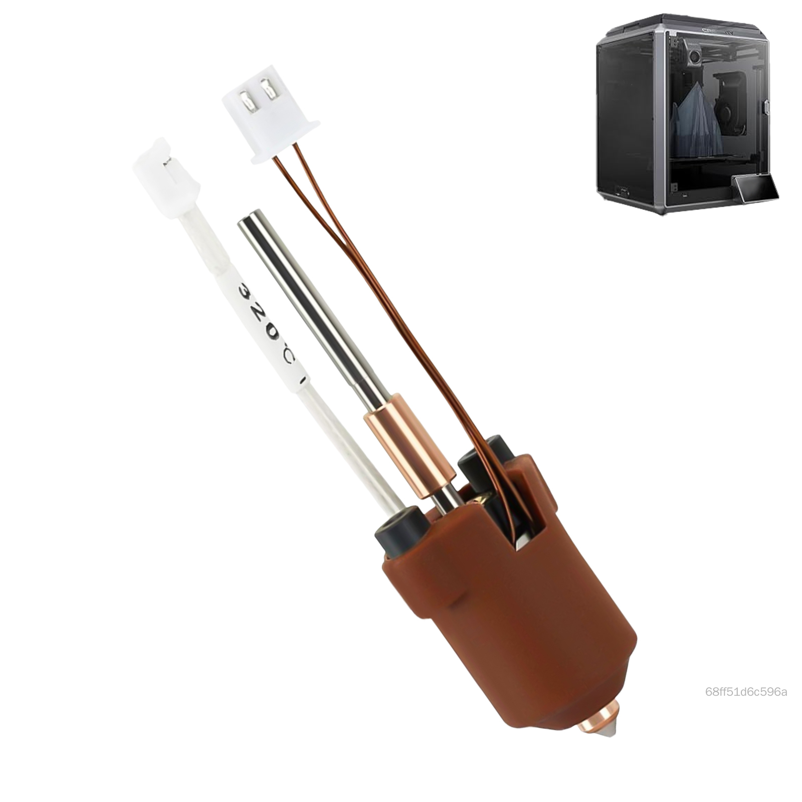 3D Bộ Phận Máy In Đầu Phun Trao Đổi Nhanh Cho Creality K1C /k1 SE / K1 Max Hotend Bộ Nhiệt Chống Phá gốm Khối Nóng Bộ HJJN-VN