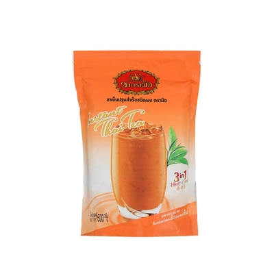 ตรามือ ชาเย็นปรุงสำเร็จชนิดผง1 500ก. ราคา 175 บาท*ส่งฟรี