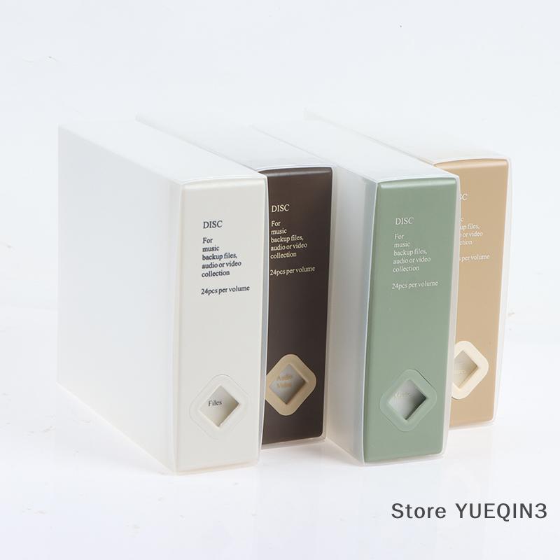 Store YUEQIN3 24 đĩa CD DVD tổ chức chủ lưu trữ trường hợp cứng Album Công suất hộp xách tay