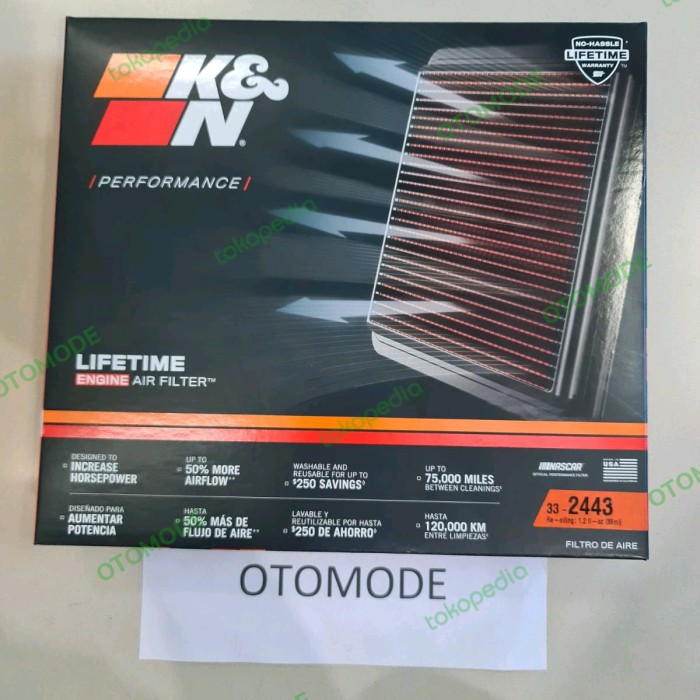 KNN / K&N ALL NEW PAJERO SPORT 2016 UP TOYOTA RX350 NX200T Harga 1,695,000 rupiah*Gratis Ongkir