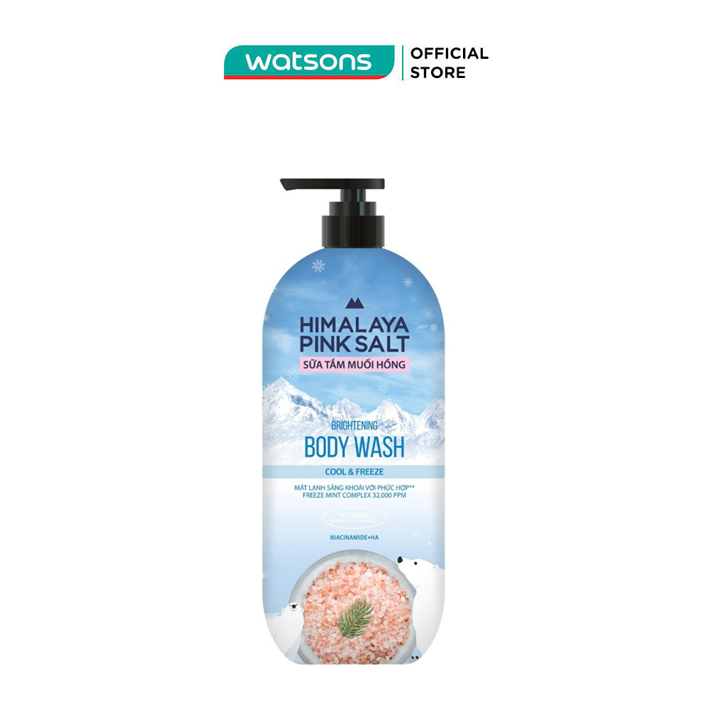 Sữa Tắm Muối Hồng Himalaya Mát Lạnh Thư Giãn Cool  Freeze 800g