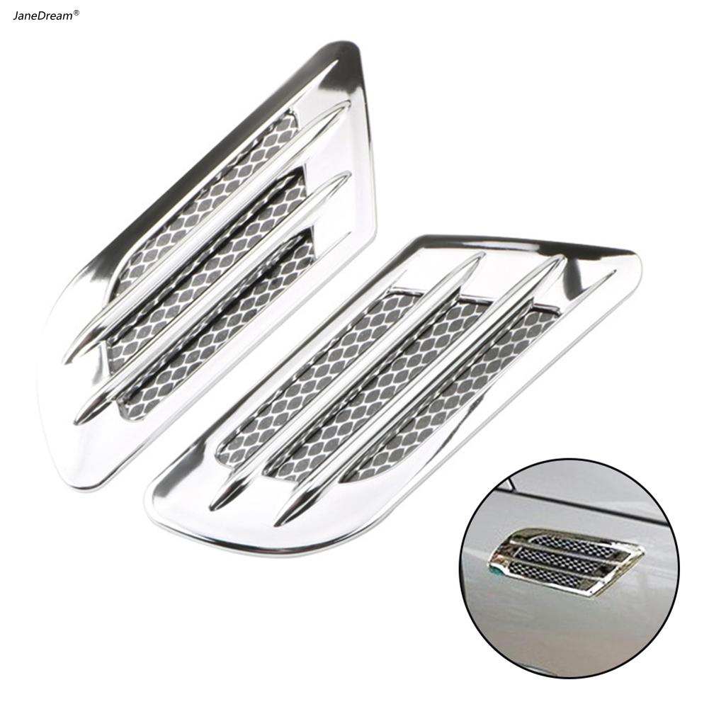 JaneDream 2Pcs Universal Car Side Fender Hood Scoop Auto Air Intake Cover For Prado 150 120 Kia Rio 4 Honda Fit Hyundai Creta Land Cruis ราคา 66 บาท*ส่งฟรี