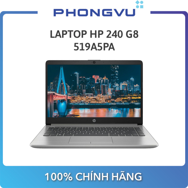 Laptop HP 240 G8 519A5PA ( 14 HD/i3-1005G1/4GB/512GB SSD/Win 10 Home SL) - Bảo hành 12 tháng