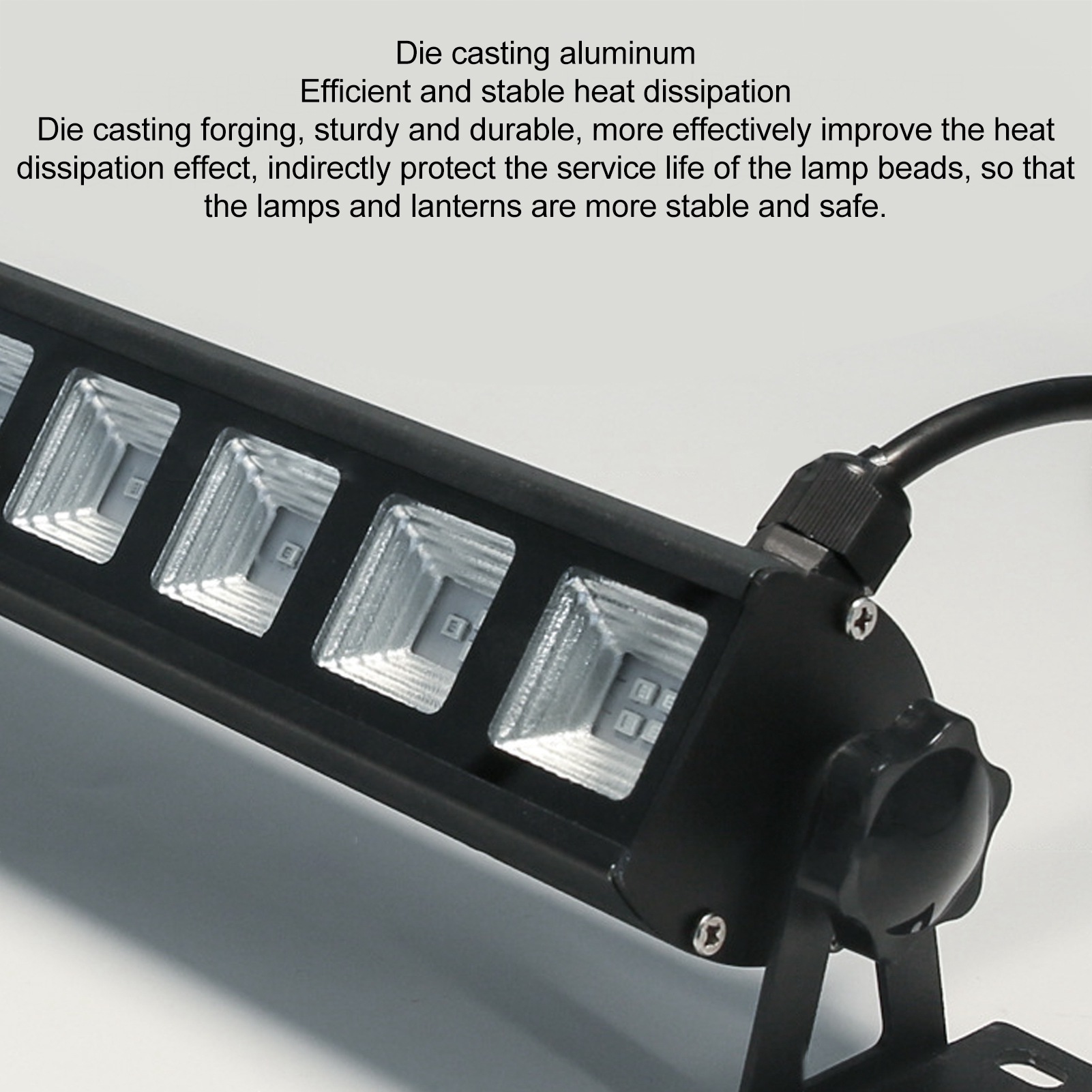 395nm LED Light Bar 36W Glow in The Dark Stage Lighting for Halloween Bedroom Decor 85 to 265V Presyo 1,046 Piso*Libreng Shipping