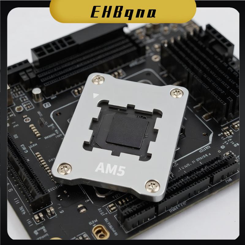 EHBqna ที่หุ้มหัวเข็มกลัดปรับแต่งซีพียูตั้งโต๊ะ AM5-AMD อเนกประสงค์ทำจากอะลูมิเนียมใช้เพื่อ7950X 7800X 7700X 7500F 7600X ราคา 79 บาท*ส่งฟรี