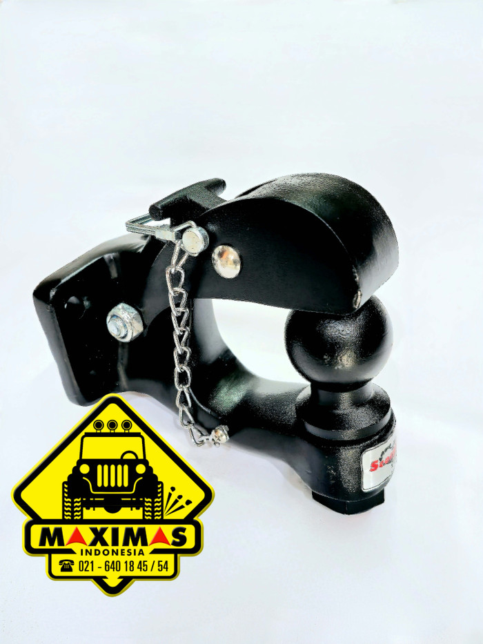 PROMO- SCORPION BLACK PINTLE HOOK (BOPEL) DENGAN TOW BALL 2 INCH 5000 LBS Harga 1,273,000 rupiah*Gratis Ongkir