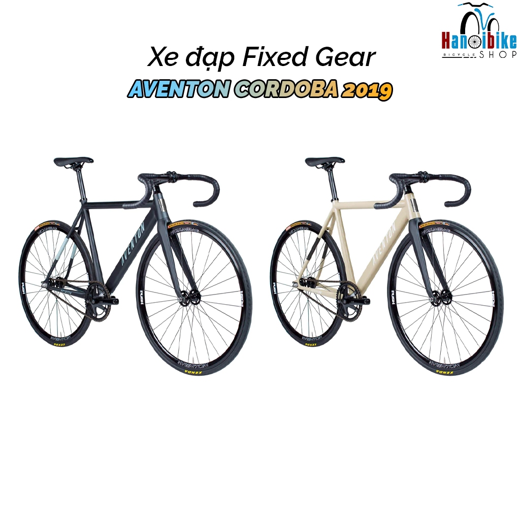 Xe đạp Fixed Gear Aventon Cordoba 2019 nguyên chiếc chính hãng
