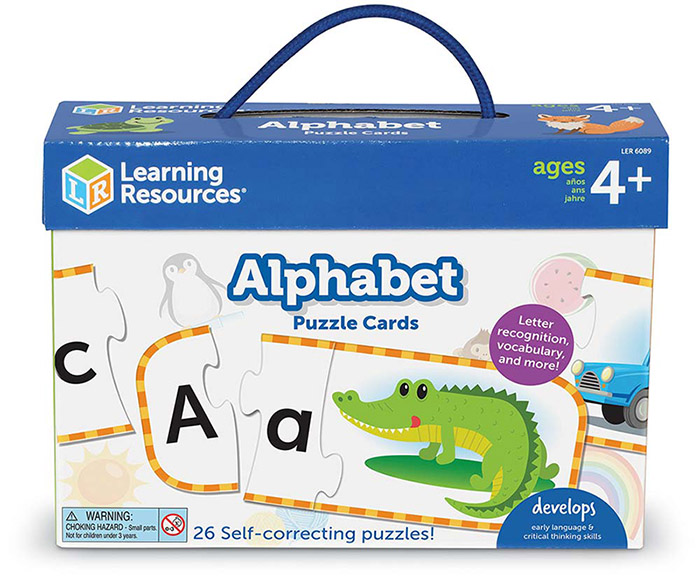 Learning Resources - Bộ học bảng chữ cái - Alphabet Puzzle Cards