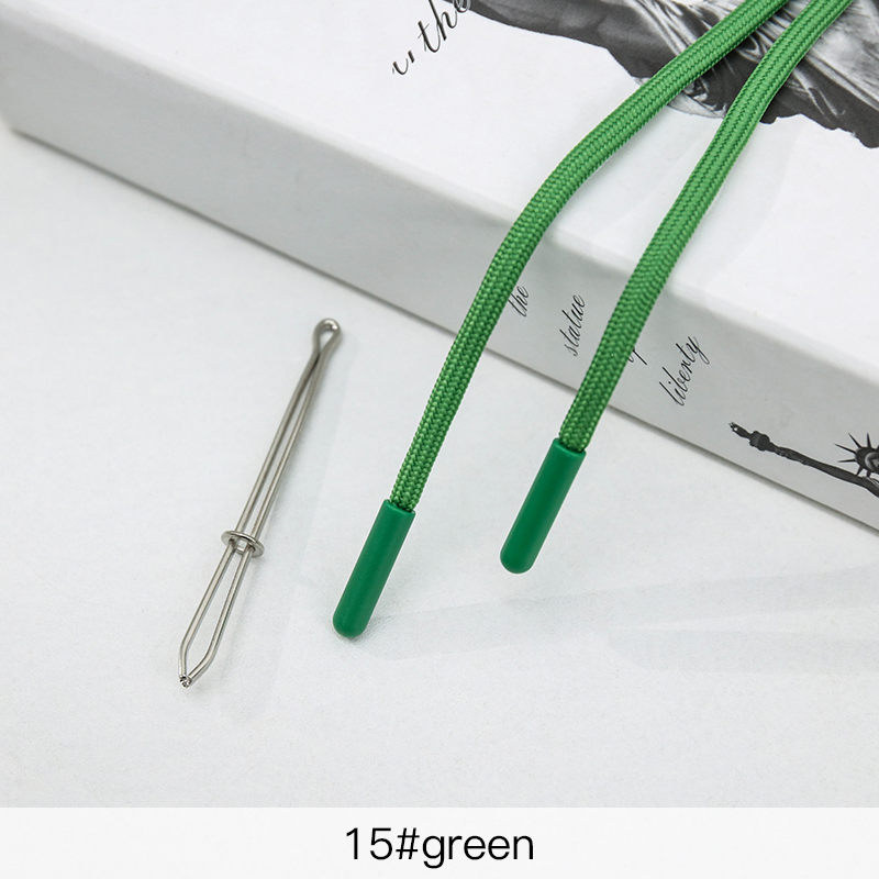 140cm Braided Round Twisted Cord Sweatpants Rope Solid Color Hoodie Drawstring Rope Replacement DIY Sewing Crafts