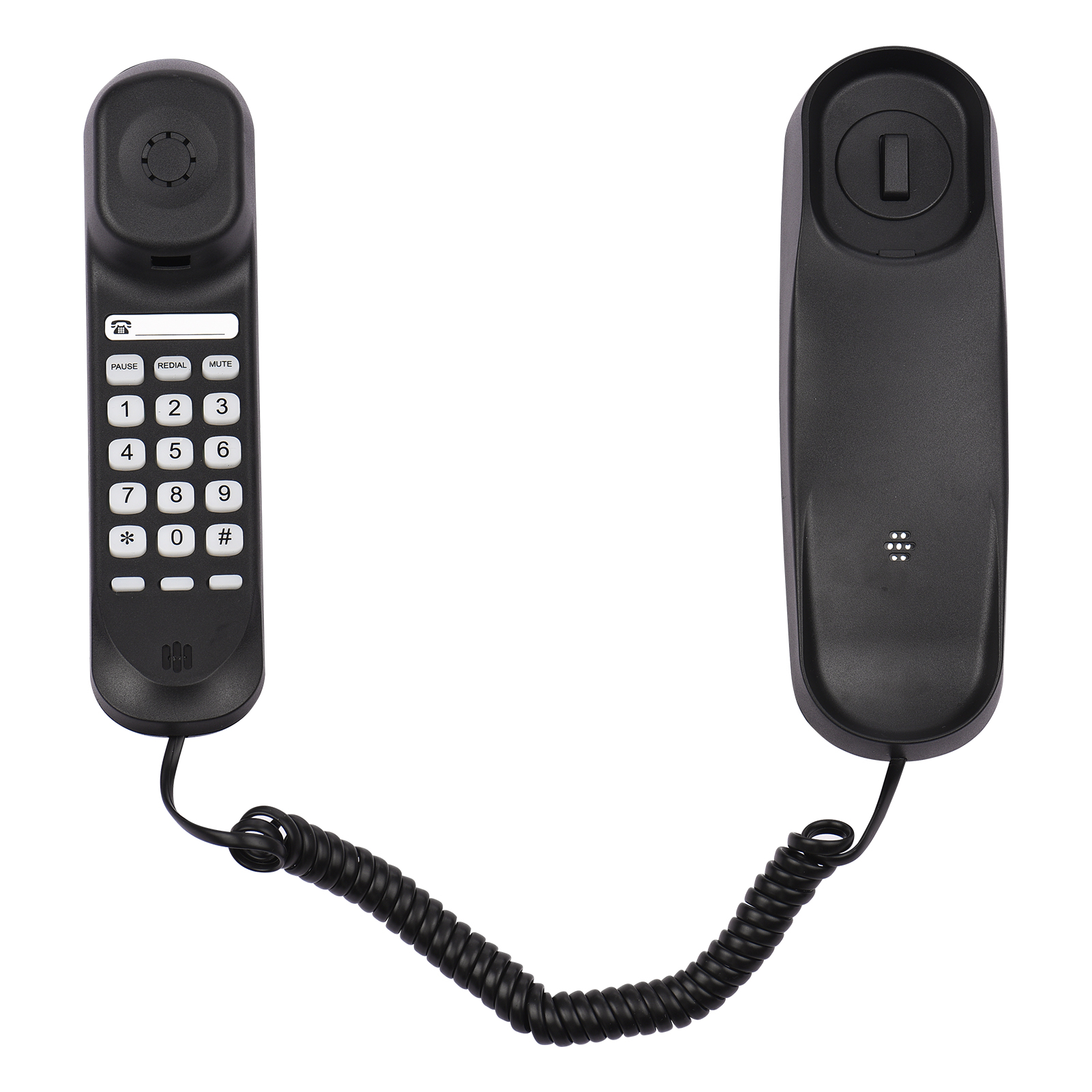 Jabey Corded Telephone Mini Desktop Corded Landline Phone Fixed Telephone Wall Mountable Supports Mute/Pause/Hold/Reset/Flash/Redial Functions for Home Hotel Office Bank Call Center ราคา 251 บาท*ส่งฟรี