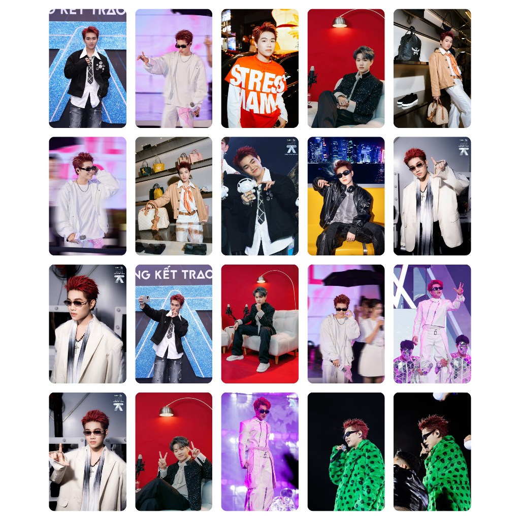 Lomo card 40 ảnh 1 mặt Captain Boy - FB2