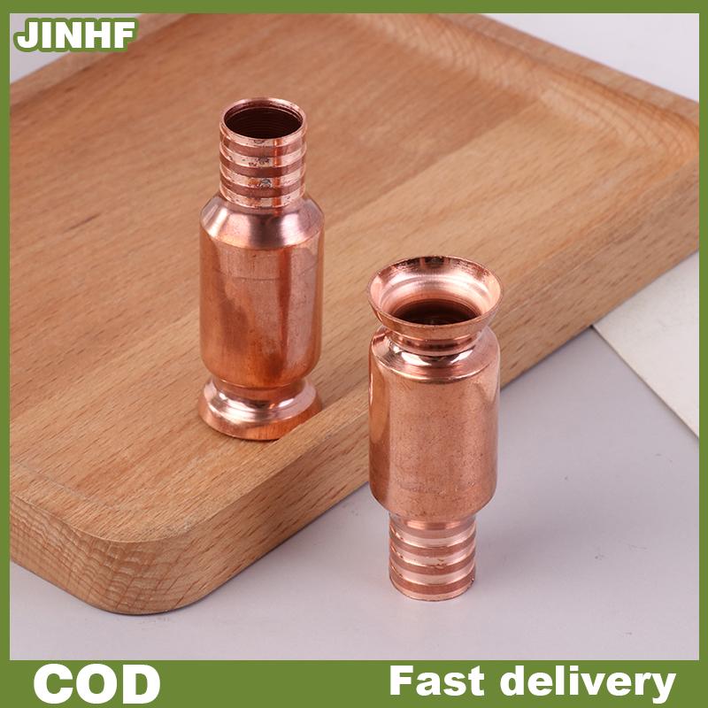 JINHF 1 cái Đồng Siphon phụ ống nước Changer Hướng dẫn sử dụng diversion Phụ kiện ống Siphon nối Xăng nhiên liệu hấp thụ nước