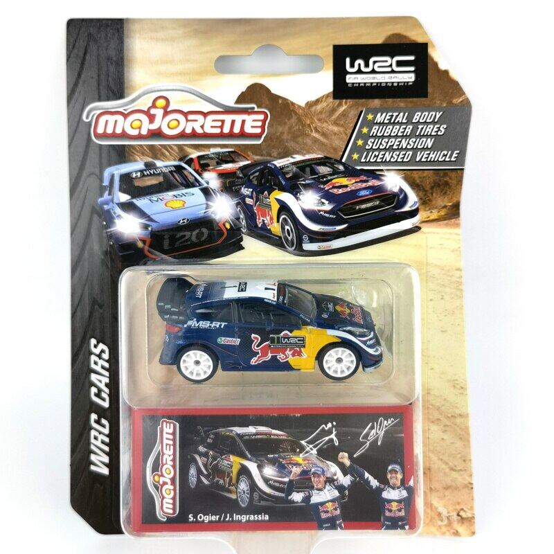 Majorette WRC xe ô tô 1:64 Citroen C3 Ford Fiesta Hyundai i20 Polo r Bộ sưu tập Die-cast Xe hơi mô h