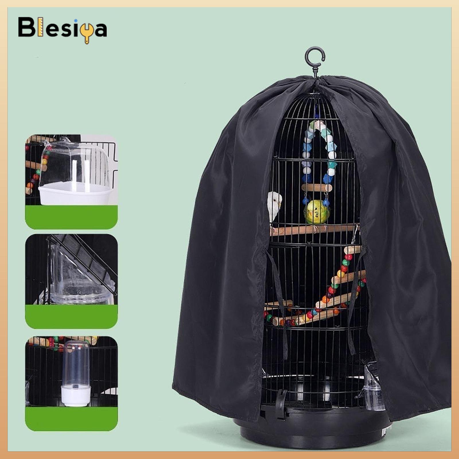 Bird Cage Cover Blackout Cover Windproof Accessories Breathable Parrot Cage Protector for Budgies Home Use Backyard Autumn ราคา 4,503 บาท*ส่งฟรี