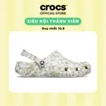 Giày Clog Unisex Crocs Classic Confetti - Summit White - 212462-2MT