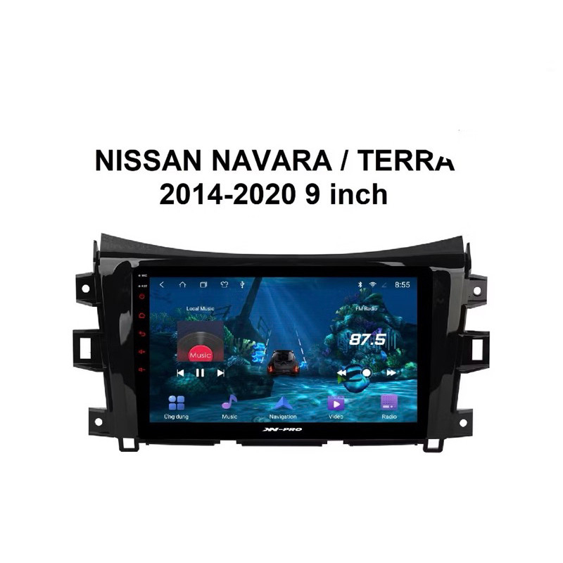 Mặt dưỡng Nissan Navara 14- 21 không canbus (9 inch)