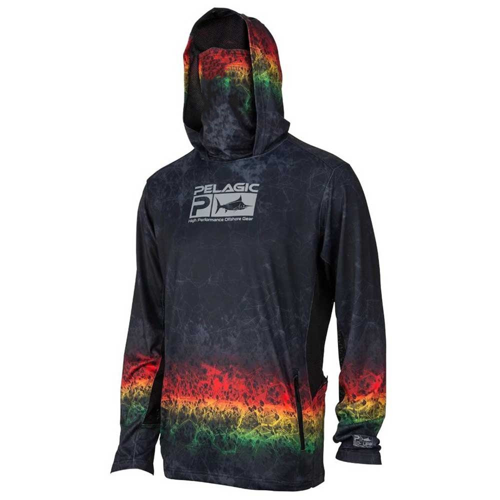 Áo Sơ Mi Cá Pelagic Upf 50 Tay Dài Có Mũ Trùm Đầu Camisa Pesca Nhanh Khô Áo Chống Nắng Câu Cá Mặt nạ Quần Áo