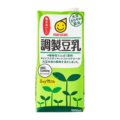 Marusan Everyday Delicious Sweetened Japanese Soyabean Milk 1000Ml - Kirei