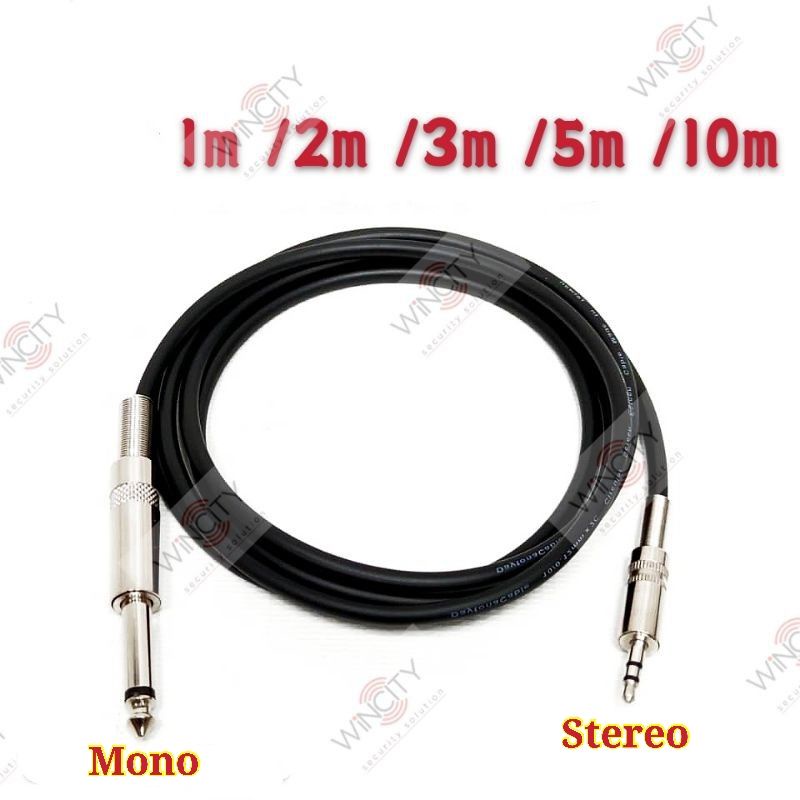 Audio Cable 3.5mm to Double 6.35mm Aux Cable 2X6.5 Jack to 3.5 Male for  Mixer Amplifier Speaker Splitter Cable 1M/3.28Ft 