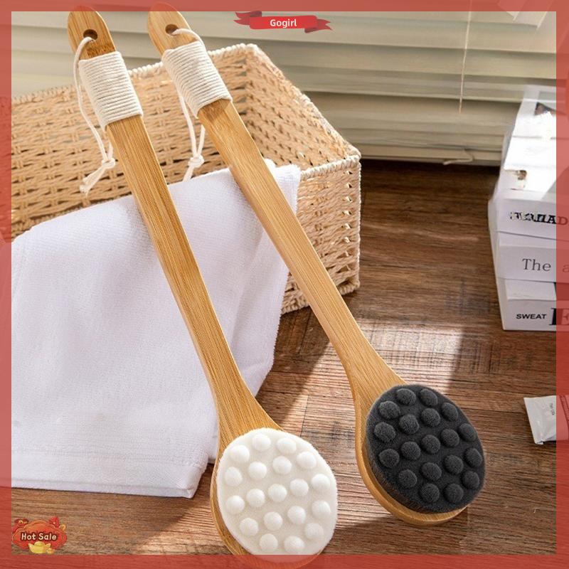 Gogirl Biện pháp khắc phục Cây Đũa phép cho việc áp dụng Kem dưỡng da bôi và Massager cầm tay dài xử lý dễ dàng đạt cho gel tắm trên lưng