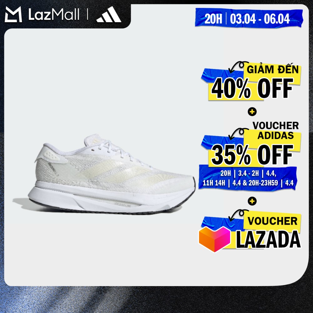[20H-23H59 4.4-VOUCHER 20%] adidas Chạy Giày Chạy Bộ Adizero Sl2 Nam trắng IF6749